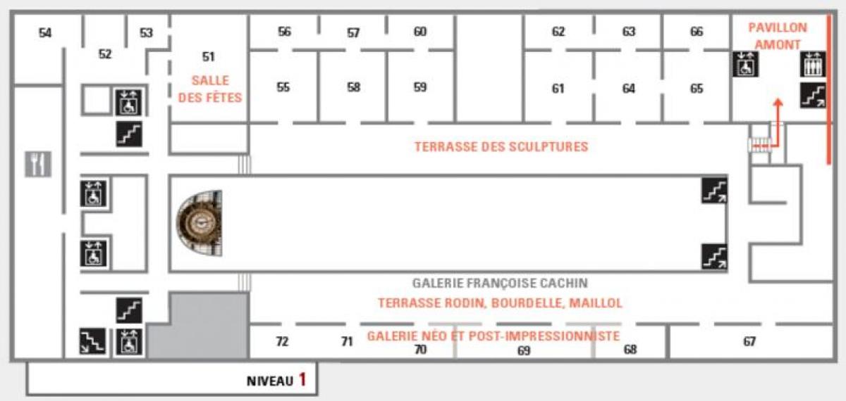 Kaart Musée d ' Orsay Tase 2