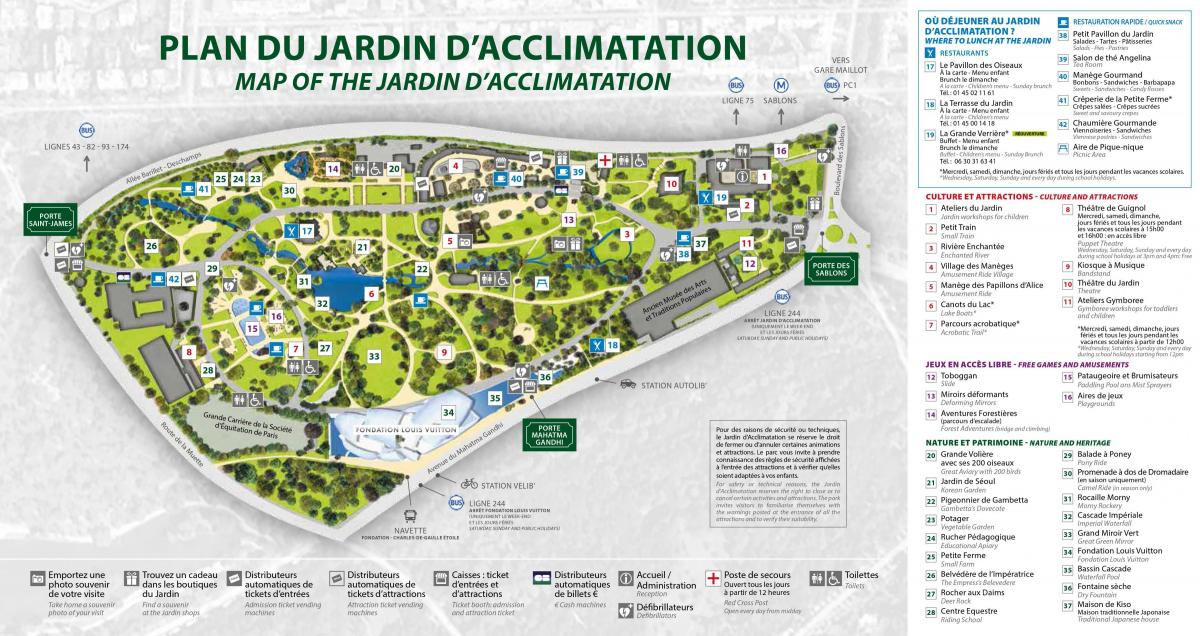 Kaart Jardin d ' kohanemine