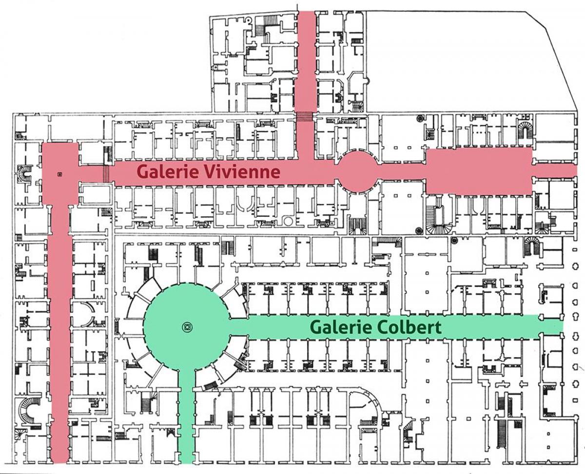 Kaart Galerie Vivienne