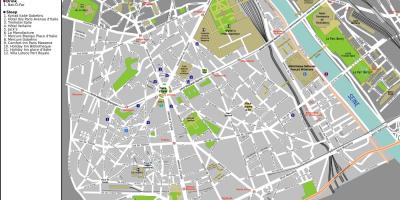 Kaart 13th arrondissement Pariisi