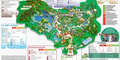 Kaart Asterix park