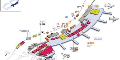 Kaart CDG lennujaama terminali 2C