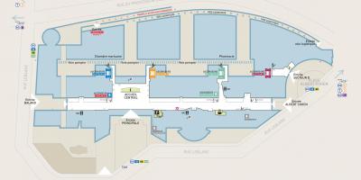Kaart Georges-Pompidou haigla