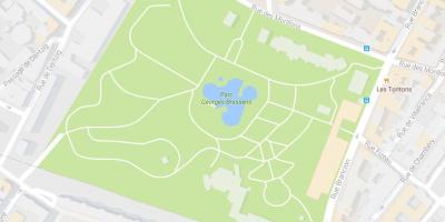Kaart Parc Georges-Brassens