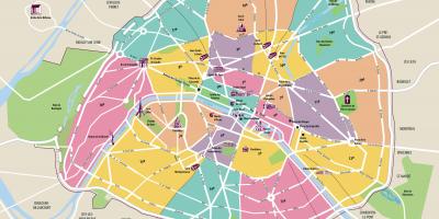 Kaart Pariisi ettevõttesisene