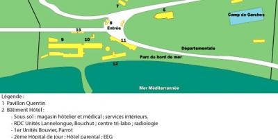 Kaart San Salvadour haigla