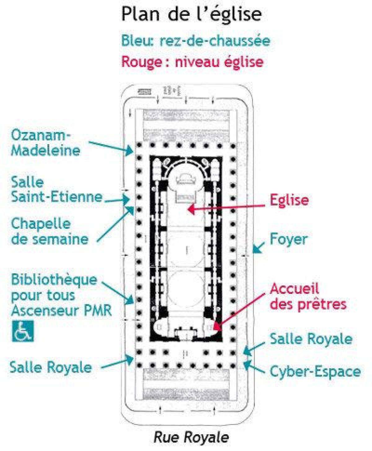 Kaart Madeleine Pariisis